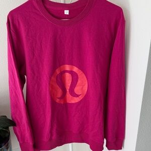 lululemon athletica Fuchsia Crew Neck Sweater